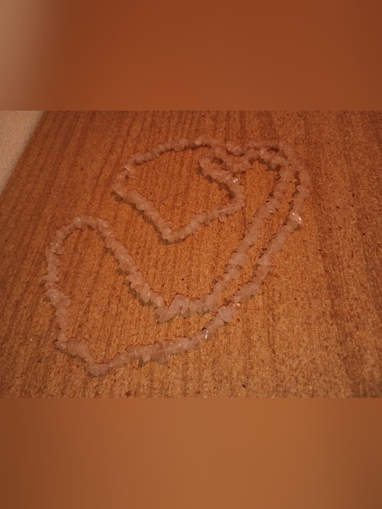 Rose Quartz Chip Necklace - Elegant Pink Beaded Strand - Picture 2 of 4